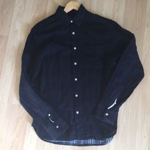 Rag & Bone inverted flannel button-up shirt, sz. m